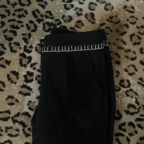 Bebe black trousers with white embroidery - Picture 2 of 5